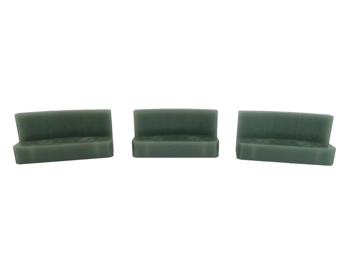 Used Ulvac EM0867-169-09C Cooling Water Inlet Port Insulator Lot of 3 Used Working