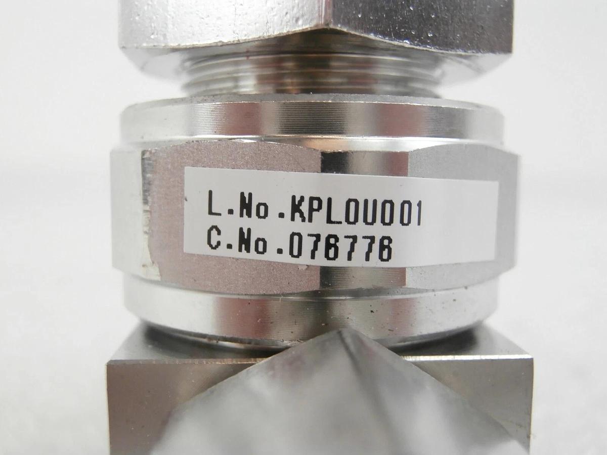 Used Fujikin 076776 Manual Open/Closed Diaphragm Valve KPL0U001 Reseller Lot of 4