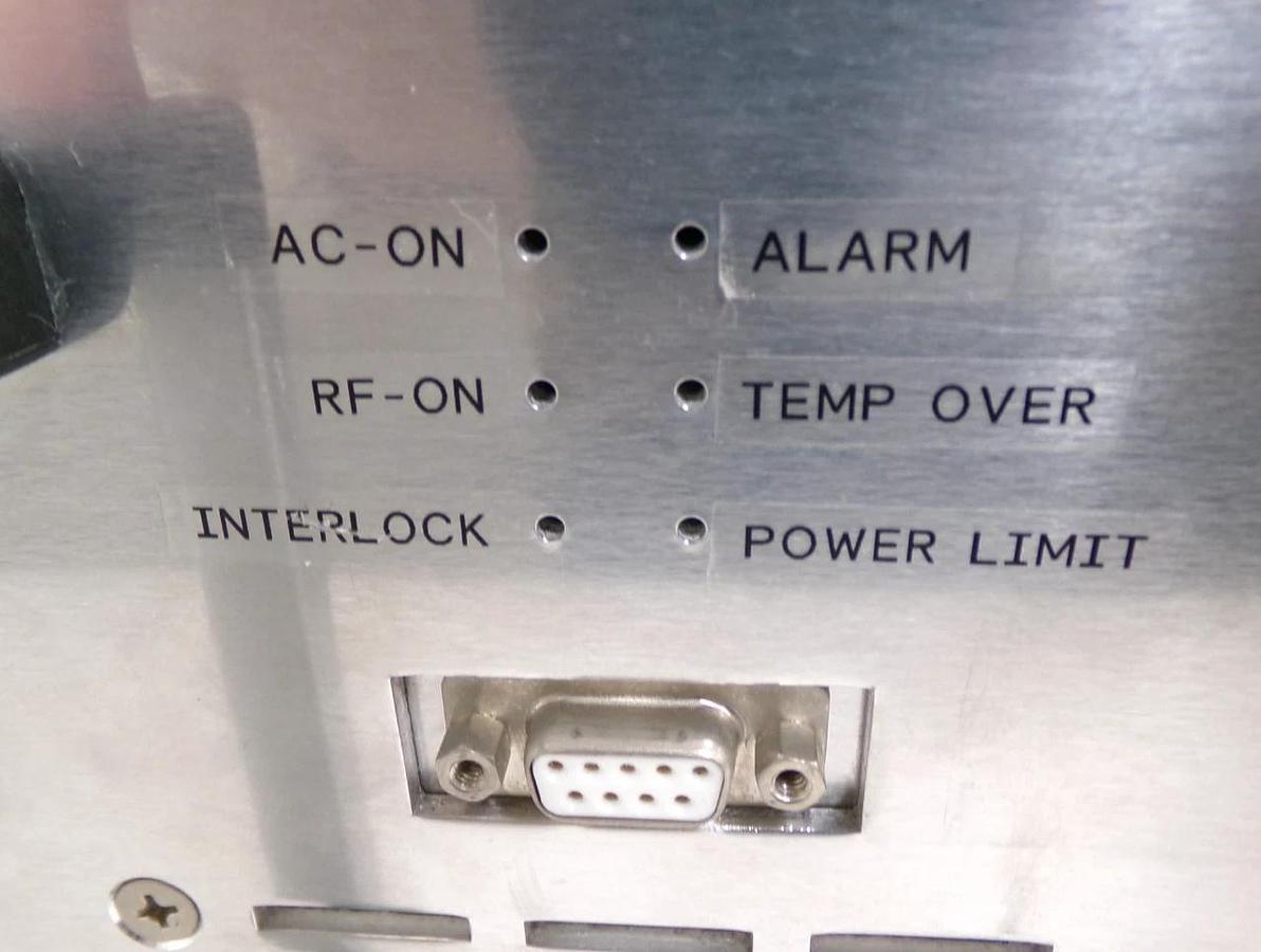 Used Pearl Kogyo 50V12-A2 Rack Mount RF Generator 121MHz @ 5kW Working Surplus