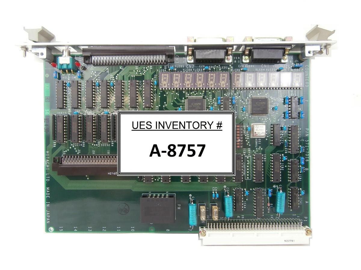 Used Hitachi 571-7016 Counter Board VME PCB Card COUNTER0 I-900SRT Working Surplus