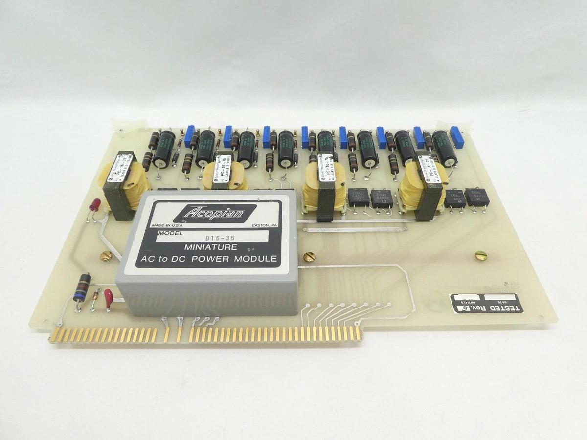 Used Varian Semiconductor VSEA D-F3104001 TC Heater Power Supply PCB Rev. E Working