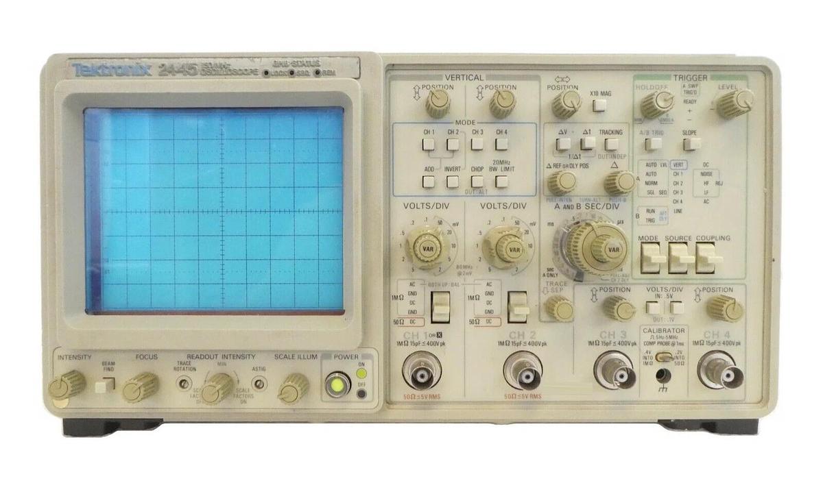 Used Tektronix 2445 4-Channel 150mhz Portable Analog Oscilloscope Untested Surplus