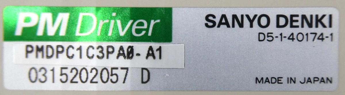 Used Sanyo Denki PMDPC1C3PA0-A1 Driver AMAT Applied Materials 1080-00417 Working