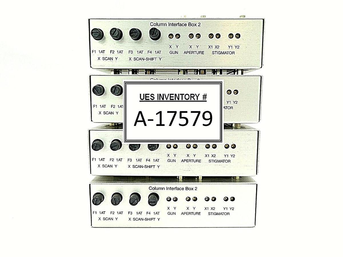 Used AMAT Applied Materials SV 300 LT Column Interface Box 2 Lot of 4 SEMVision cX