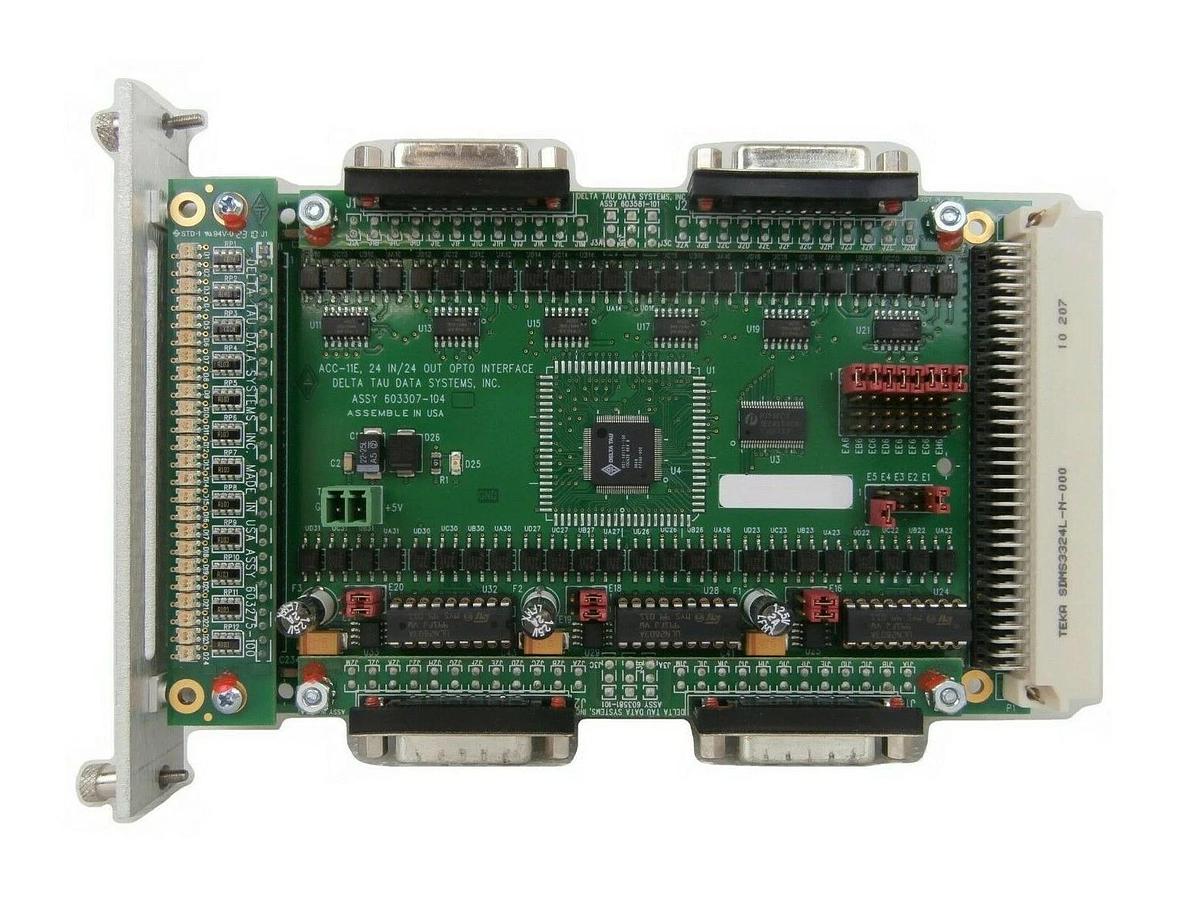 Used Delta Tau 603307-104 24 IN/24 Out OPTO PCB Card ACC-11E 603581-101 AMAT Working