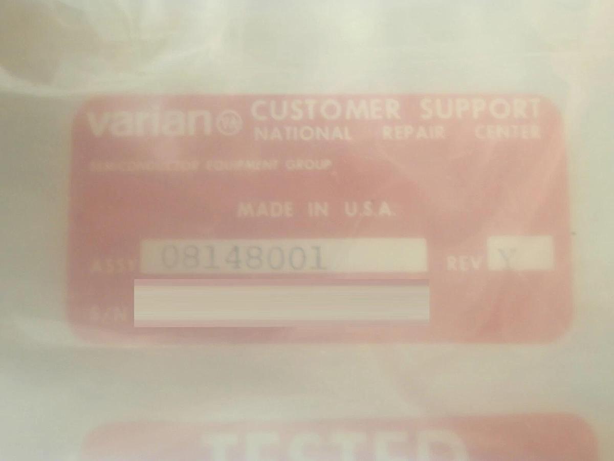 Refurbished Varian 08148001 Ion Source Power Supply Assembly 300XP 350DE Refurbished Surplus