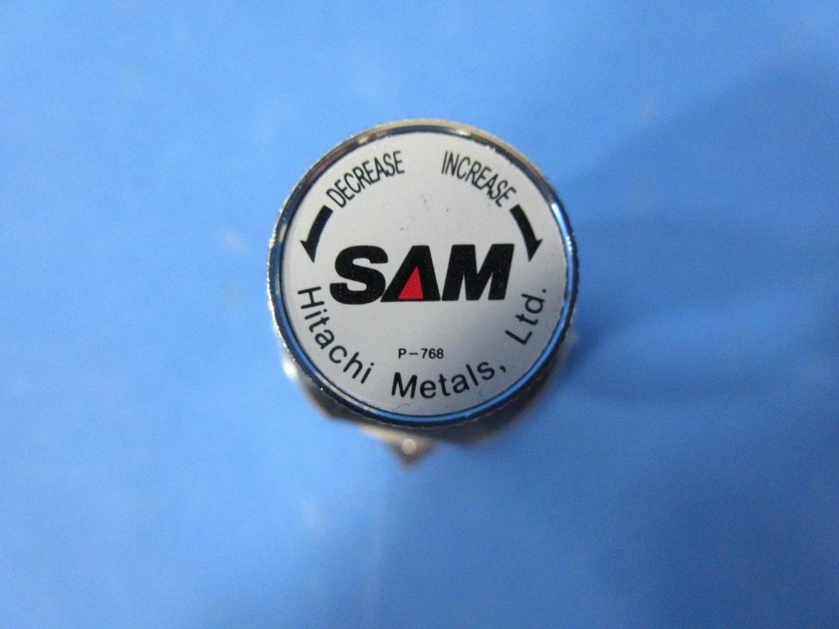Used Hitachi Metals SAM U18SVS-2H-0106-F40F40-G P-768 0~0.6 MPa Lot of 9 Used Working