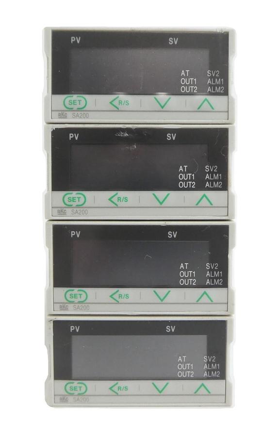 Used RKC Instruments SA200 Digital Temperature Controller Reseller Lot of 4 Working