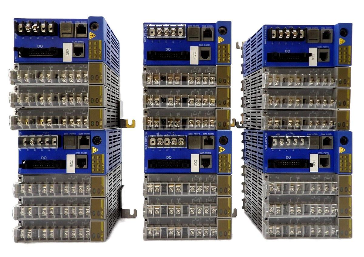 Used RKC FAREX SR Mini System H-PCP-J-341-D*AD-NNN H-TIO-J-F501-8*NN Lot of 6 Working