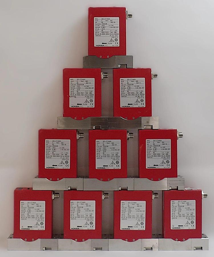 Used Horiba STEC SEC-Z714AGX Mass Flow Controller MFC Z700 Lot of 10 Working Spare