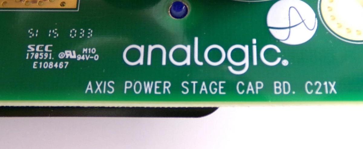 Used Analogic 10-72129-12 Axis Power Stage Capacitor Board C21X PCB Working Surplus