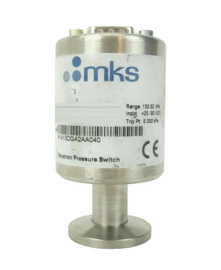 Used MKS Instruments 41A13DGA2AA040 Baratron Pressure Switch Type 41A Working Surplus