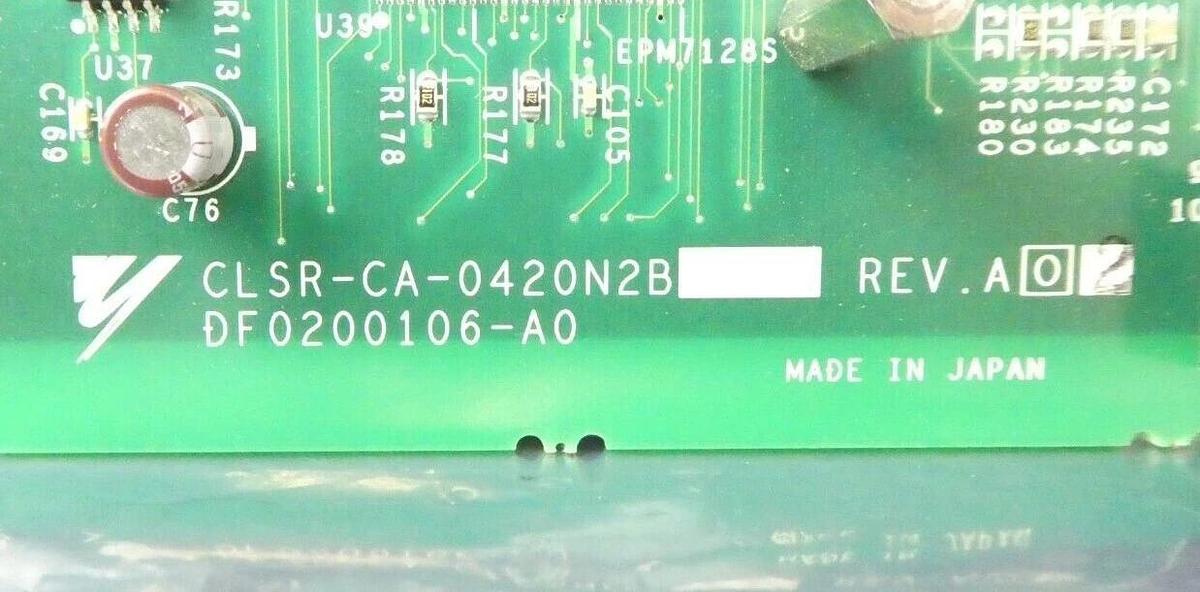 Used Yaskawa Electric CLSR-CA-0420N2B Linear Motor PCB Nikon NSR Bent LEDS Surplus