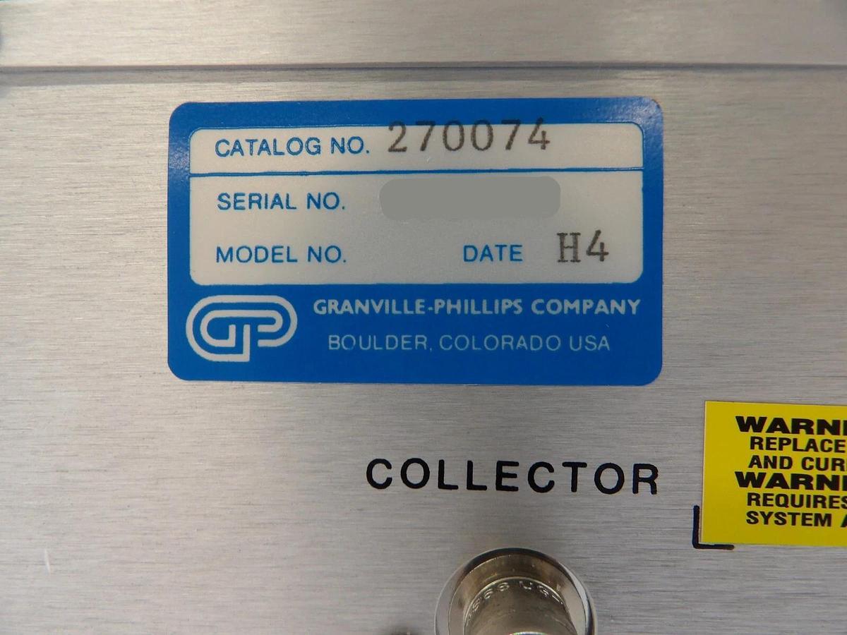 Used VCR Group 270074 Gauge Controller Granville-Phillips GP270 Working Surplus