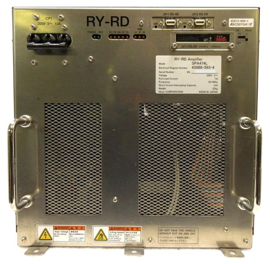 Used Nikon 4S066-593-4 RY-RD Amplifier Module SPA474L 4S013-684-1 NSR Series Working
