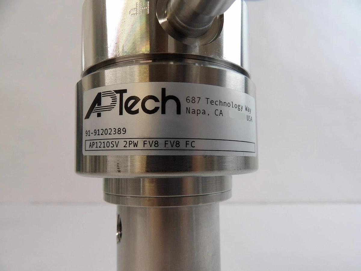 Used APTech 91-91202389 Diaphragm Valve AP1210SV 2PW FV8 FV8 FC Lot of 6 Working