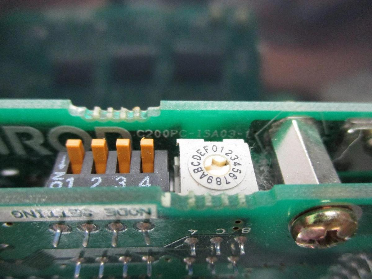 Used Omron C200PC-ISA13-SRM-E ISA Board PCB Card C200PC-ISA03-1 3376997-5B Used
