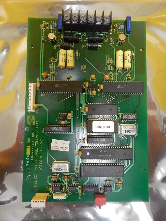 Used Delta Design 1684444-501 Dual Channel Temperature Controller Board PCB Used