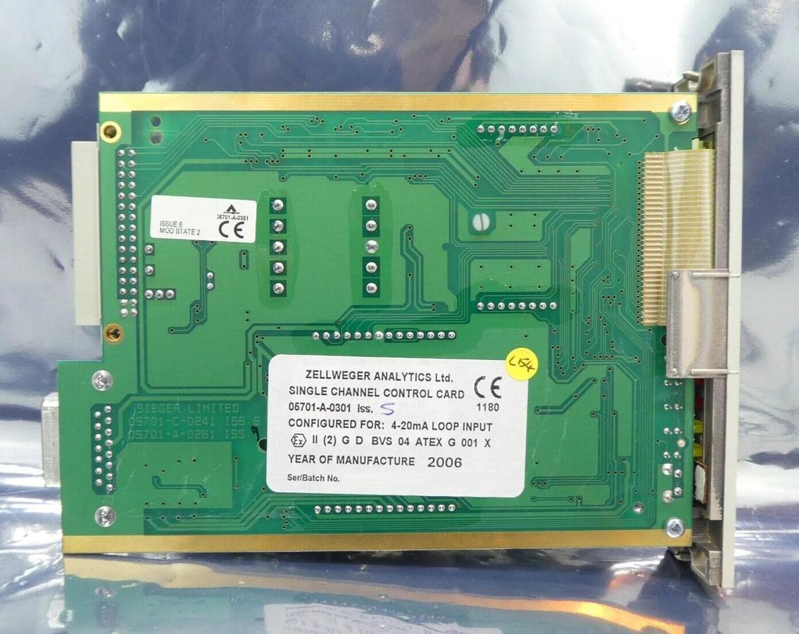 Used Sieger Limited 05701-A-0301 Single Channel Control PCB Card Lot of 6 Working