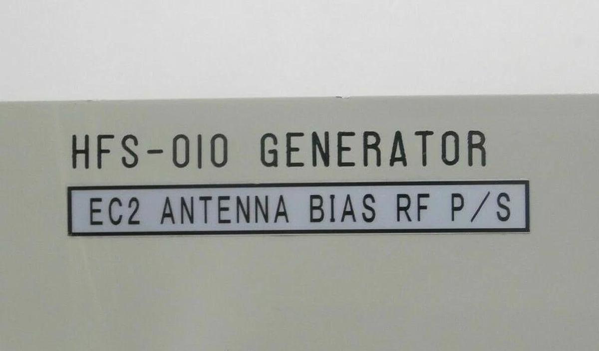 Used Nihon Koshuha HFS-010A-H-2 EC2 Antenna Bias RF P/S Generator Working Surplus