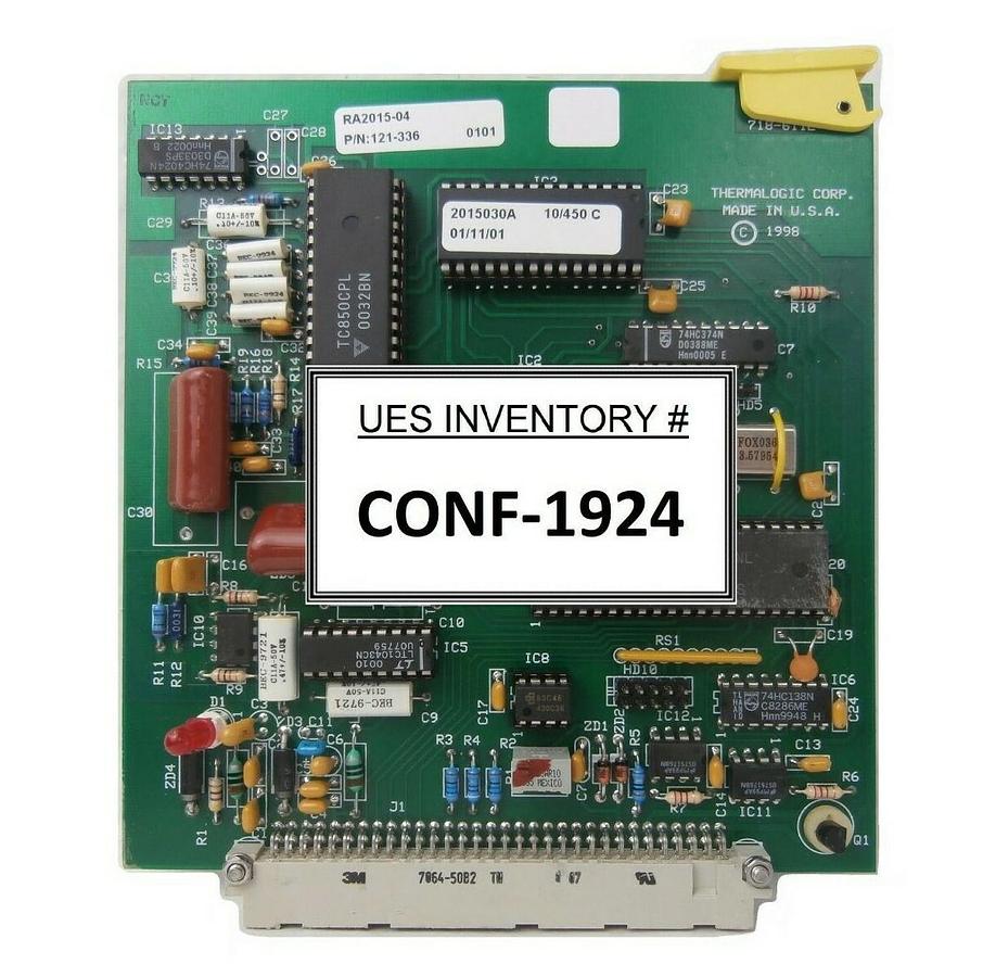 Used Thermalogic 121-336 Temperature Controller PCB Card RA2015-04 Working Surplus