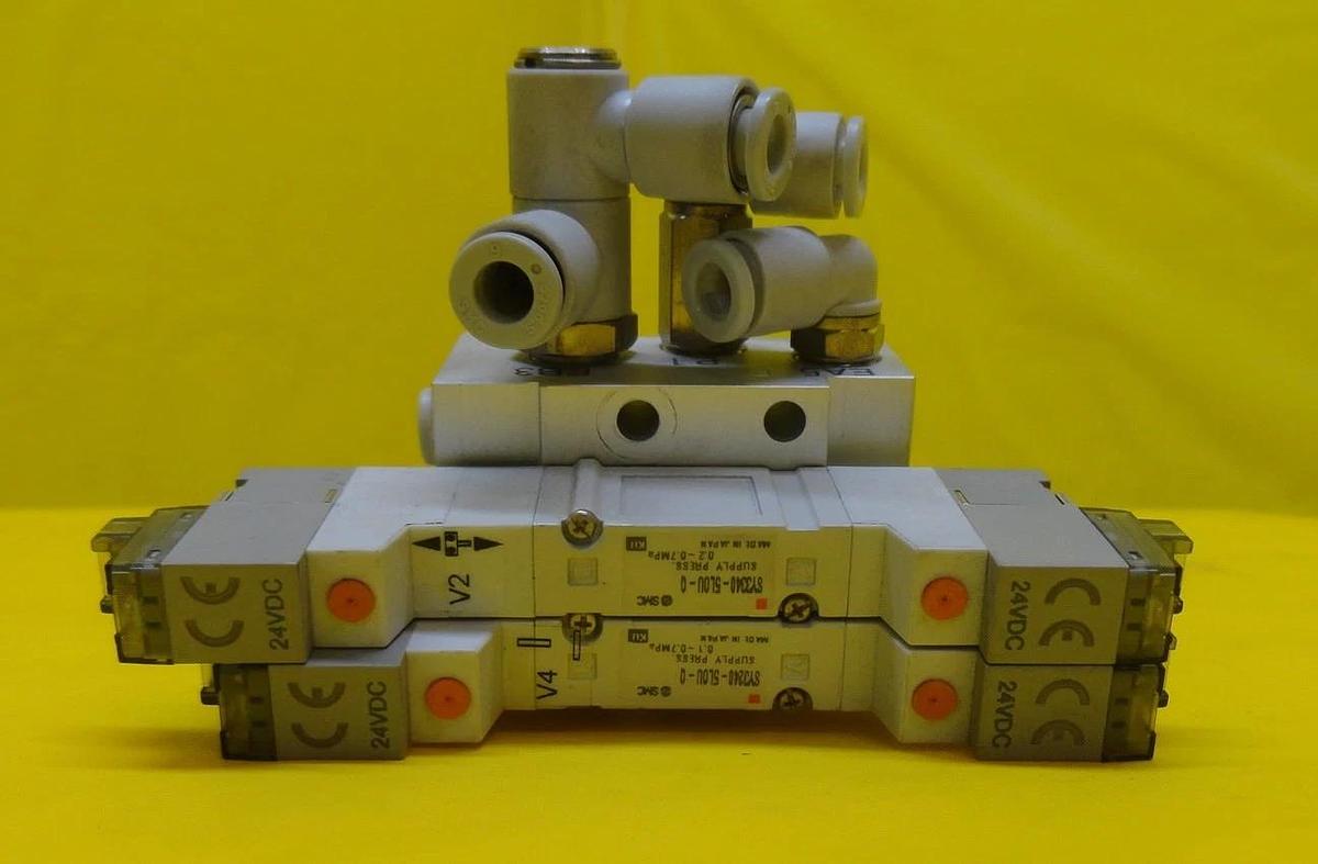 Used SMC SS5Y3-41-02-C6F-Q Pneumatic Manifold Z-4257 Used Working