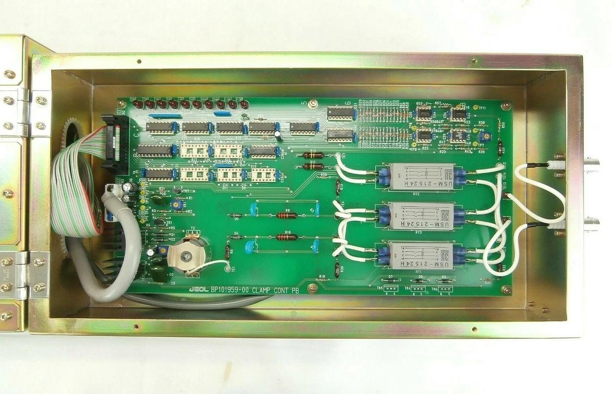 Used JEOL CLAMP CONT CCT Controller PCB Assembly BP101959-00 JWS-7555S SEM Working