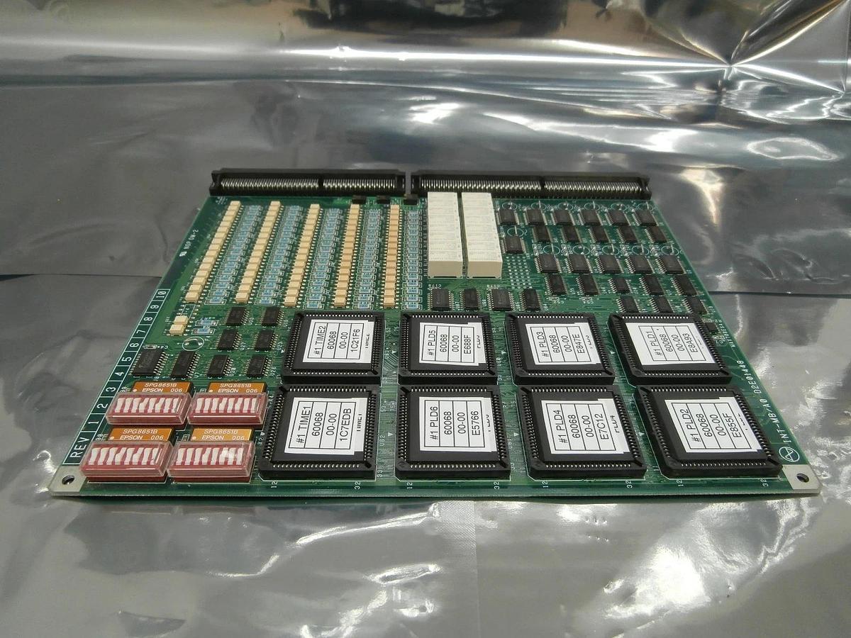 Used Kokusai Electric D2E01448 #1 TIME/PLD Processor PCB Card INT-MB 60068 Working