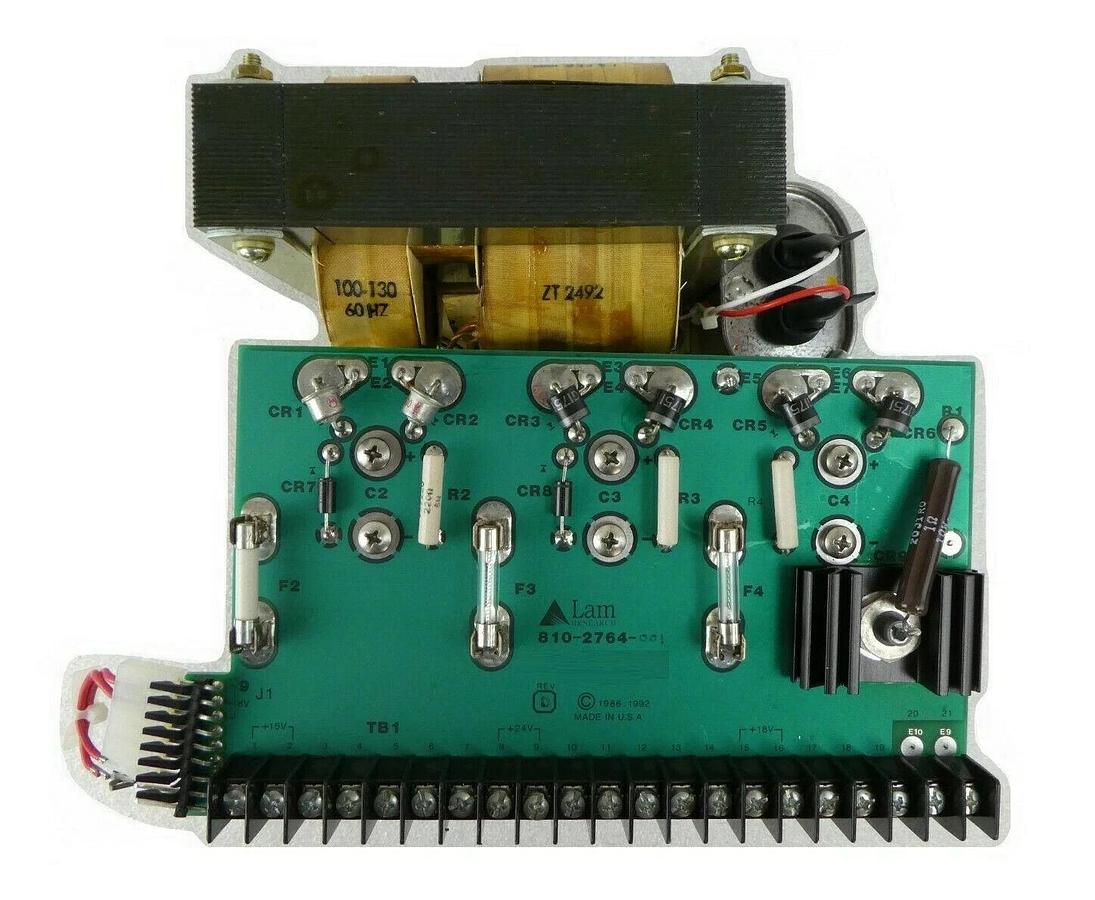 Used Lam Research 853-002751-001 Power Supply 15,18,24 VDC Working Spare