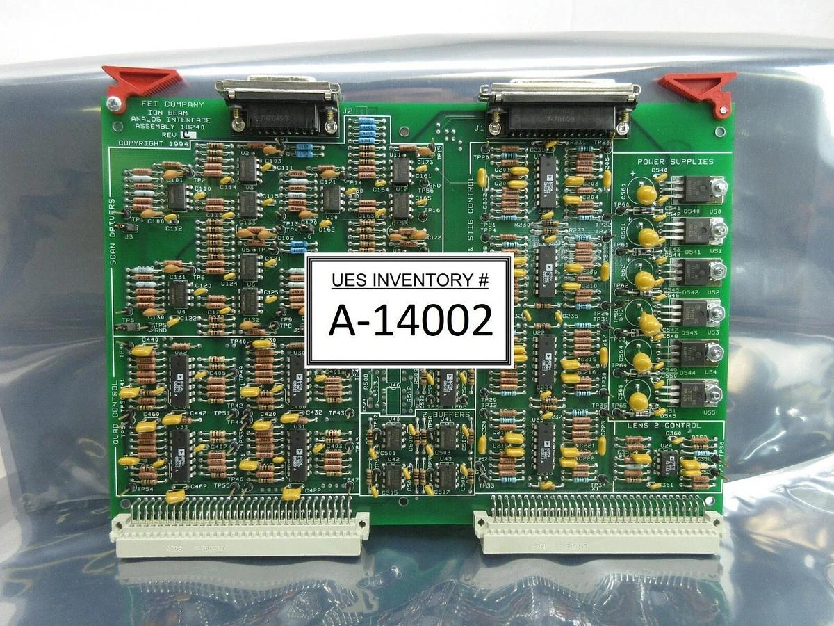 Used FEI Company 18240 Ion Beam Analog Interface PCB Card IBOD XL 830 FIB-SEM Used