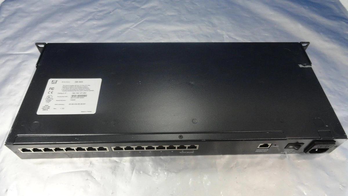 Used Moxa DE-303 16-Port Server A0JCC0914444 Revision 1.3C Used Working