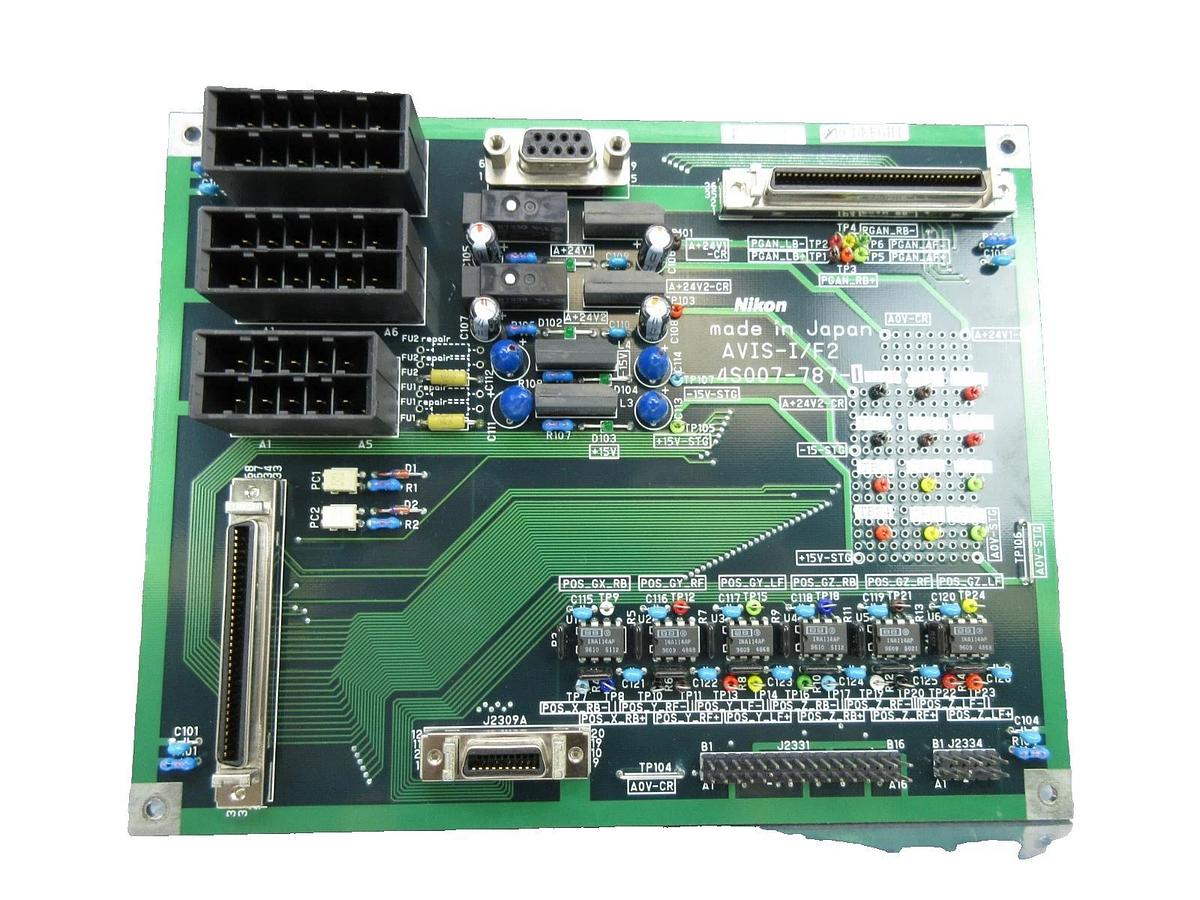 Used Nikon Precision 4S007-787-1 Interface Board PCB AVIS-I/F2 NSR-S202A Working