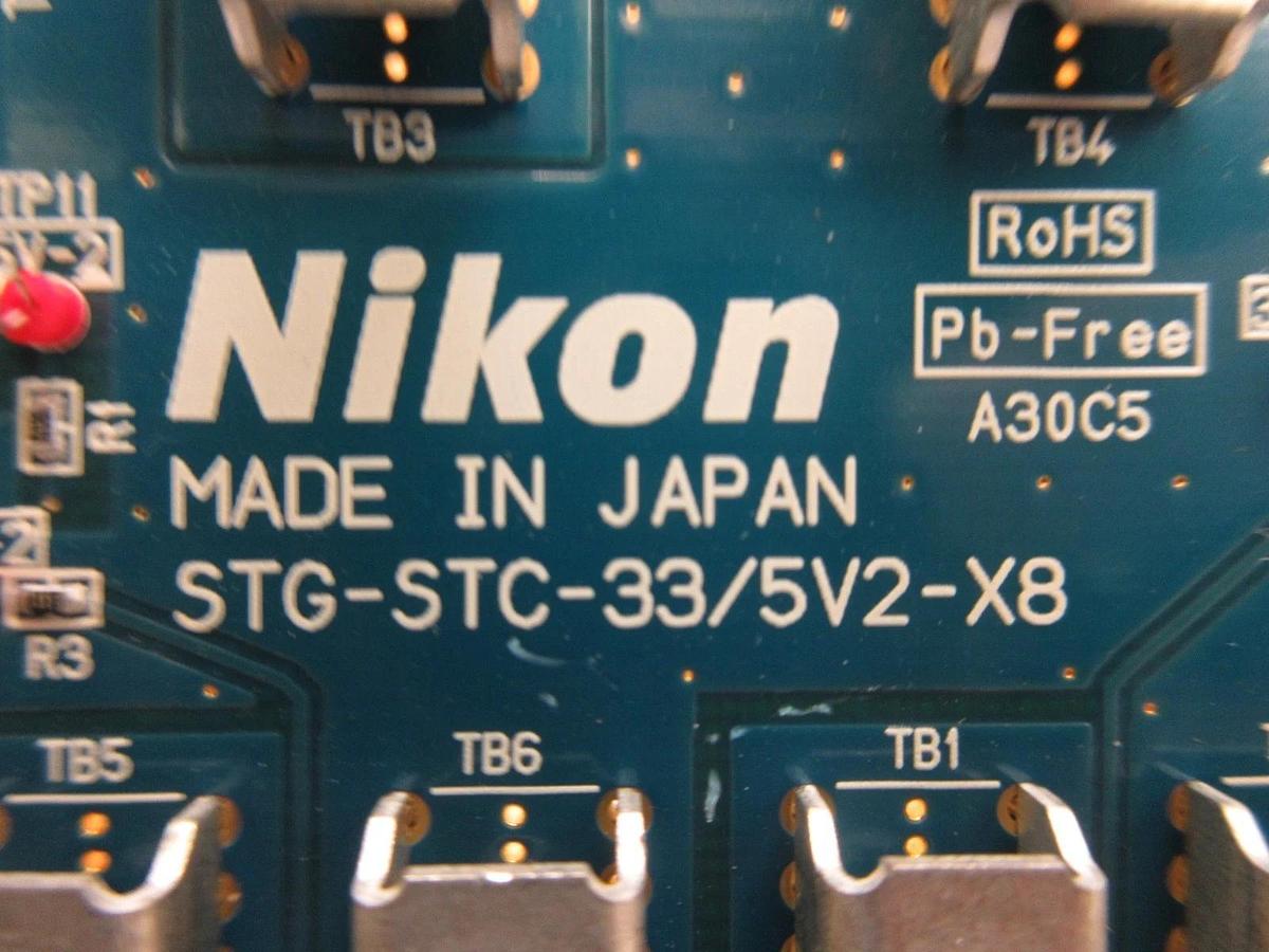 Used Nikon Precision STG-STC-33/5V2-X8 Interface Board PCB NSR System Working
