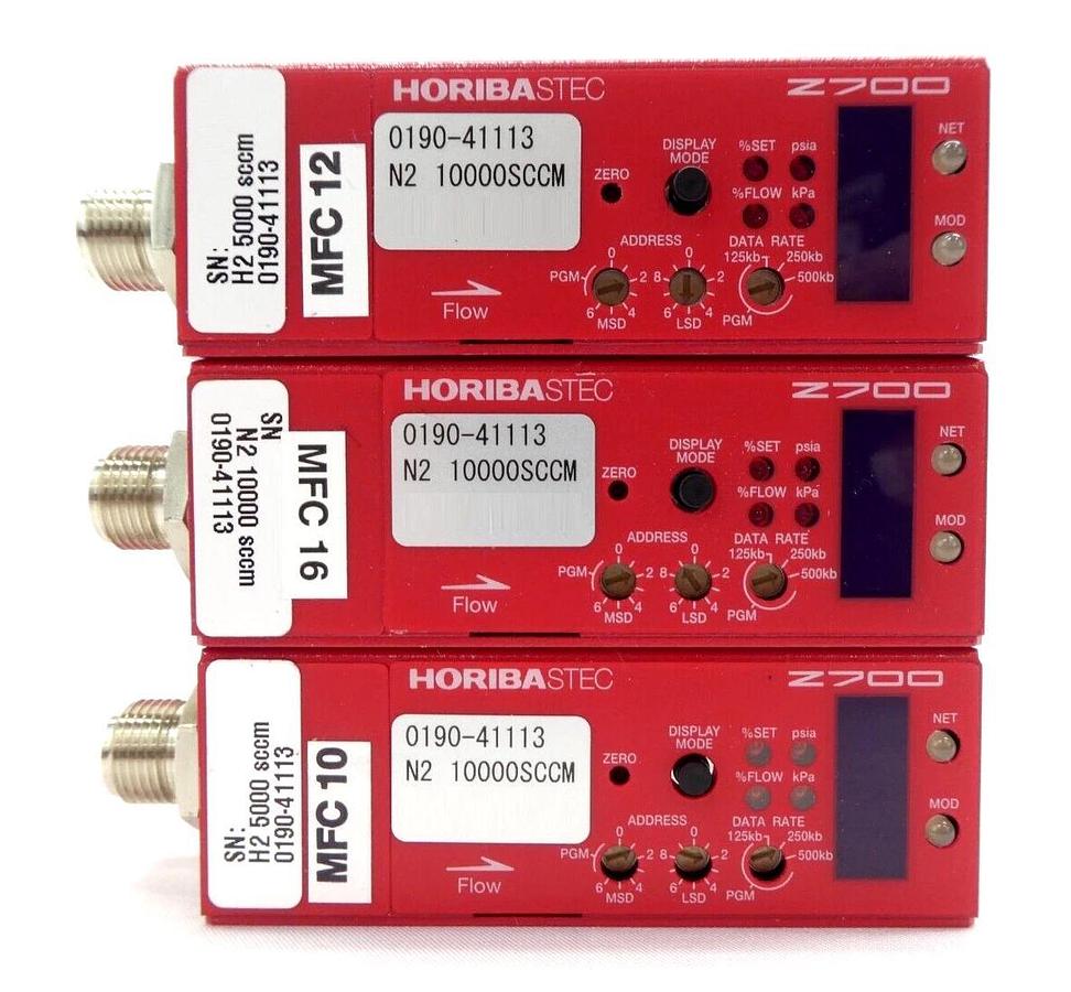 Used Horiba STEC SEC-Z714AGX Mass Flow Controller MFC Z700 Reseller Lot of 12 Working
