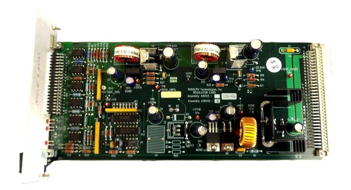 Used Rudolph Technologies A16154-D MP Meta Pulse Regulator Card PCB A16155 Working