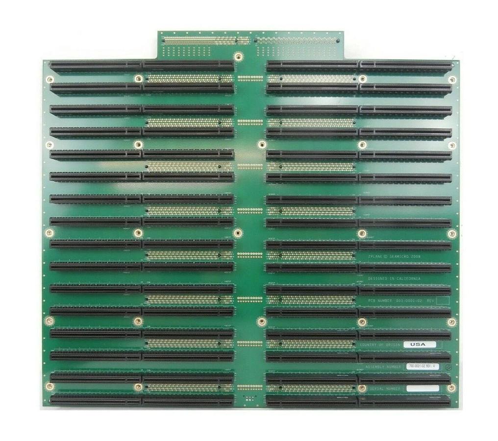 Used SeaMicro 700-0001-02 Z Plane Backplane Board PCB 003-0001-02 SM10000 Working