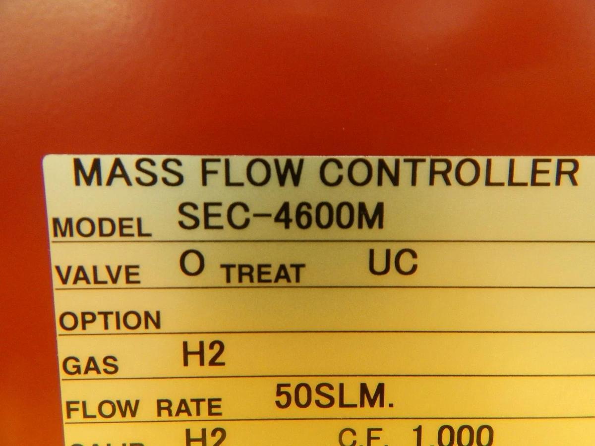 Used Horiba STEC SEC-4600M Mass Flow Controller SEC-4600 50 SLM H2 Used Working