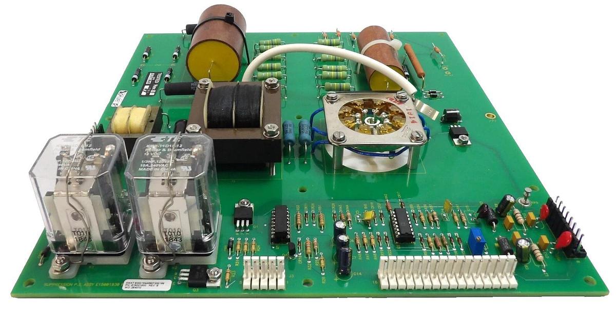 Used AMAT Applied Materials E15001930 Suppression Power Supply PCB Varian Working