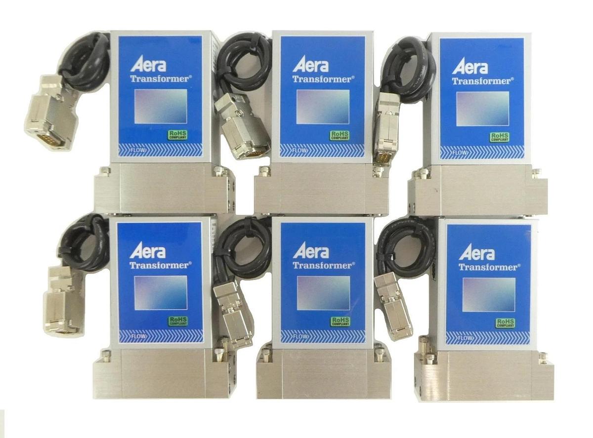 Used Aera TC FC-PAR785Y-BW-5 MFC Mass Flow Controller 2 SLM N2 Lot of 6 Working