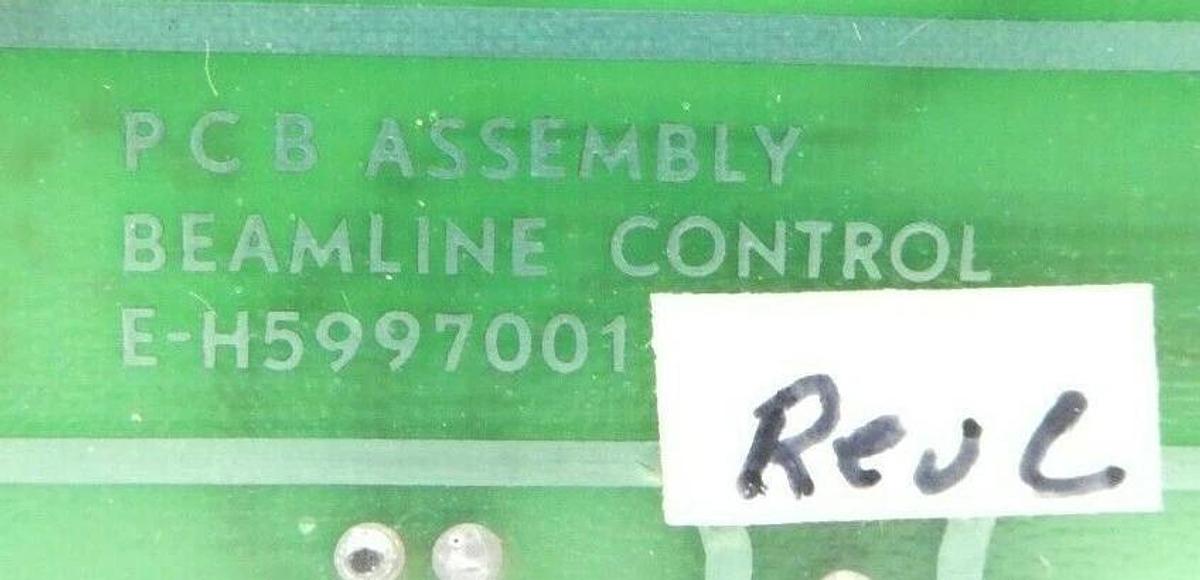 Used Varian Semiconductor VSEA E-H5997001 Beam Line Control PCB Card Rev. C Working