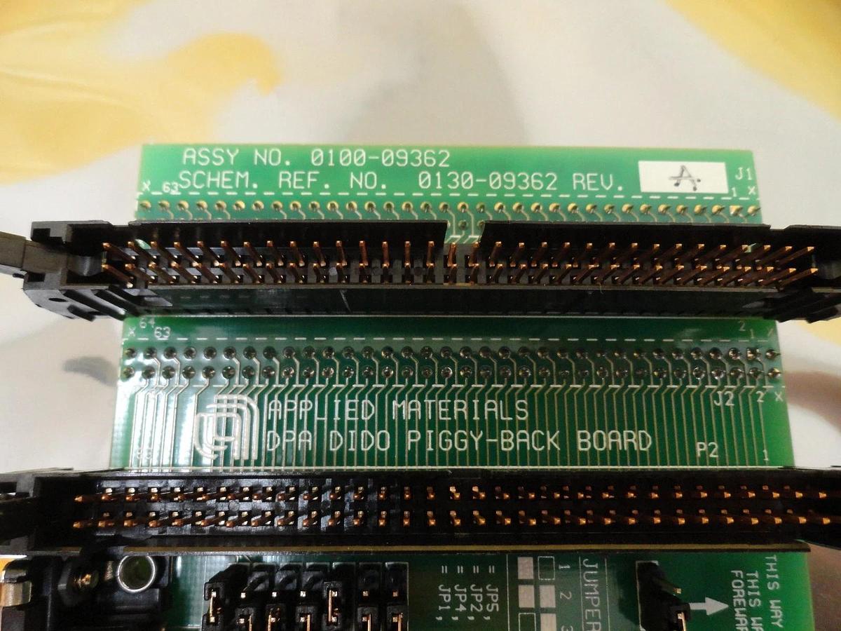 Used AMAT Applied Materials 0100-09362 DPA DIDO Piggy-Back Board PCB P5000 Used