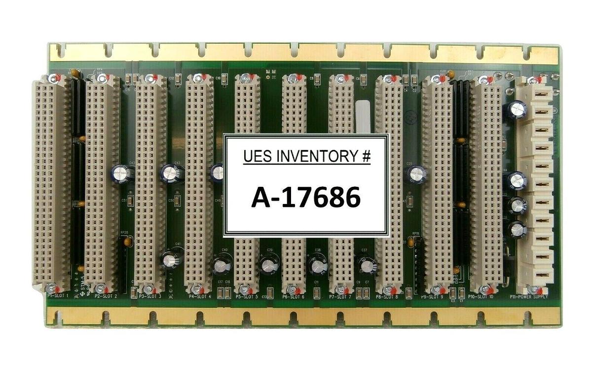 Used Delta Tau Data Systems 603464-102 UBUS 10 Slot Backplane PCB Working Spare