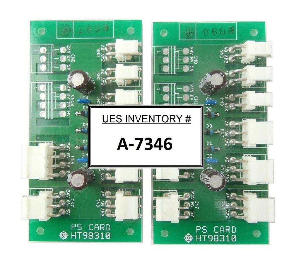 Used Hitachi HT98310 PCB Rack Power Supply PCB PS CARD Set of 2 M-712E Working Spare