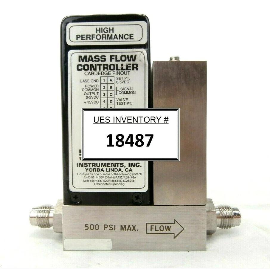 Used UNIT Instruments UFC-1200A Mass Flow Controller 500 SCCM CHF3 Working Spare