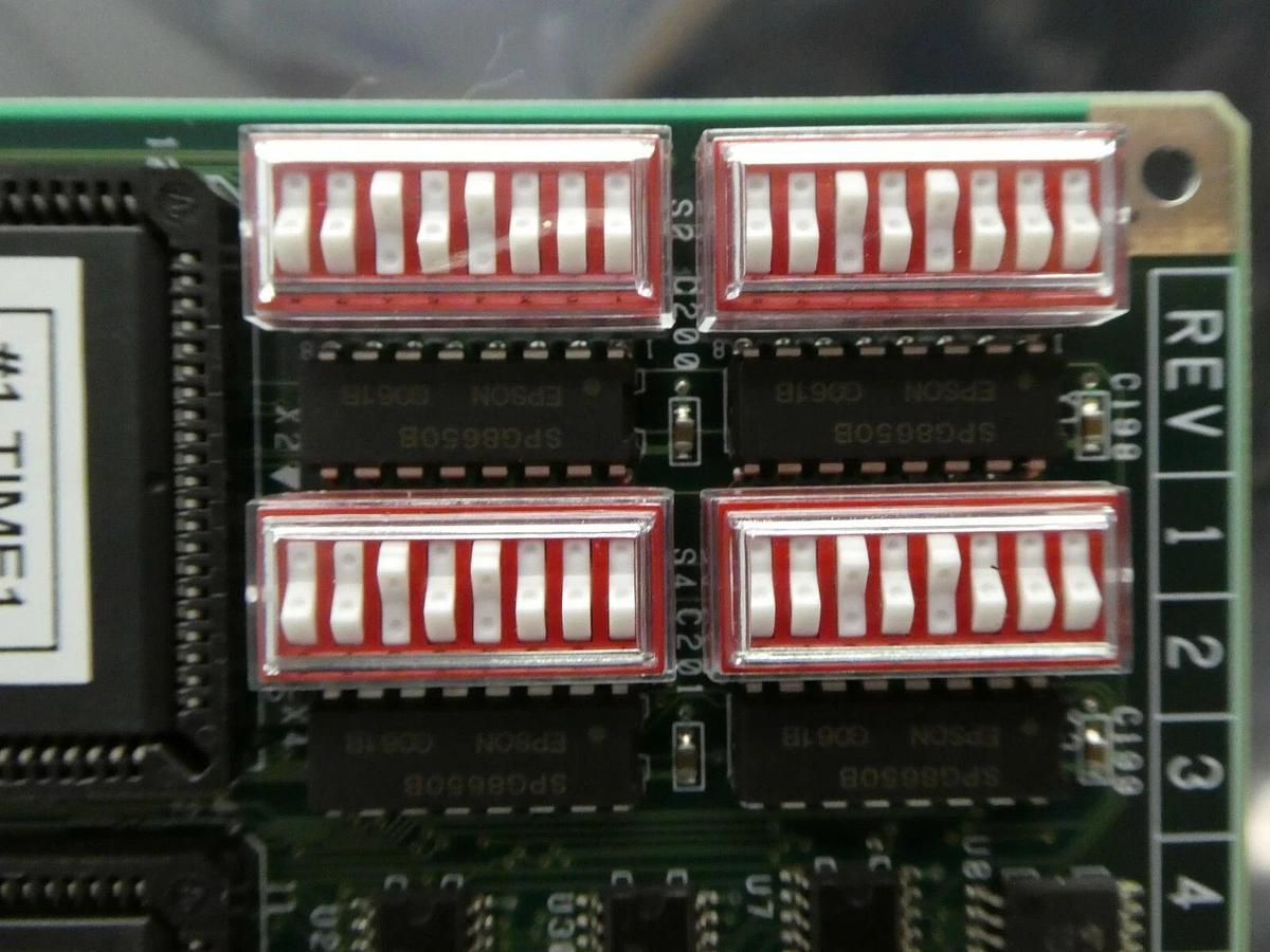 Used Kokusai Electric D2E01448 B #1 TIME/PLD Processor PCB Card INT-MB SAFETY Working