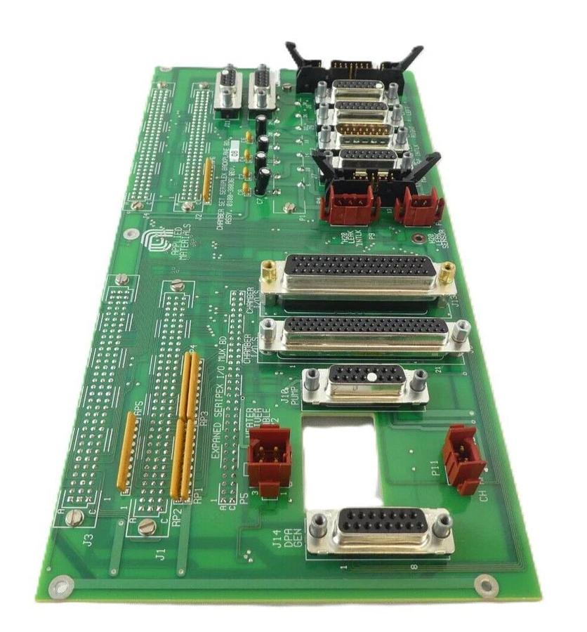 Used AMAT Applied Materials 0100-38036 Chamber Set Seriplex Backplane PCB Working
