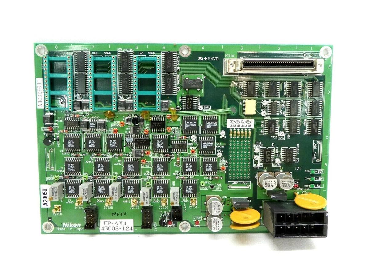 Used Nikon 4S008-124 Analog to Digital PCB EP-AX4 No IC's NSR Series Working Surplus
