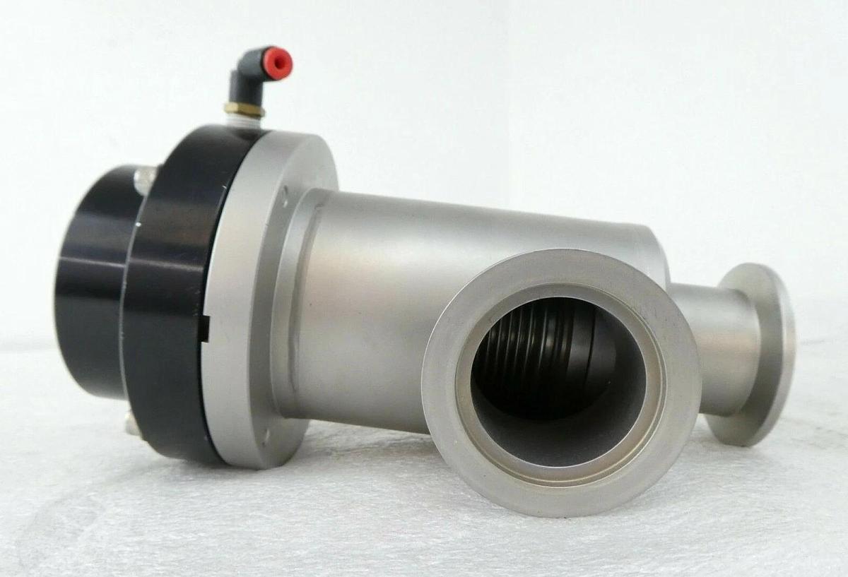 Used Novellus Systems 60-00165-00 HPS Pneumatic Right Angle Vacuum Valve MKS Working