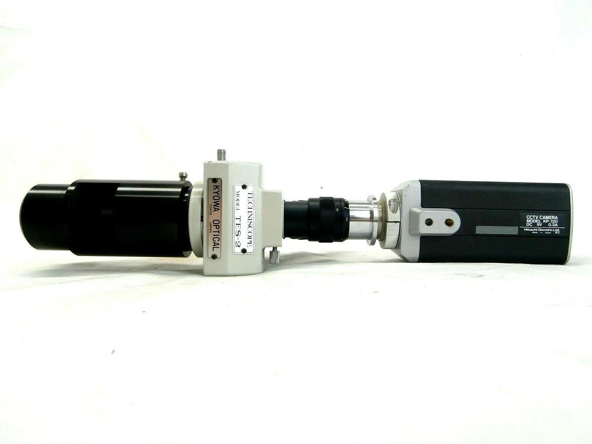 Used Kyowa Optical TES-2 Techniscope with Hitachi KP-120 Camera Horiba PD-201A Used