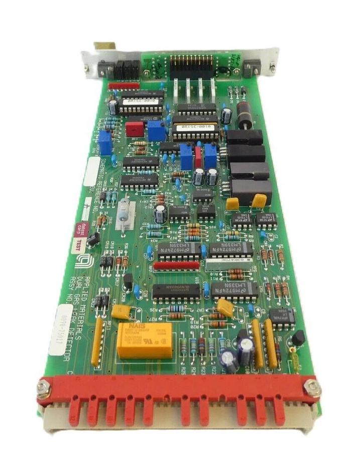 Used AMAT Applied Materials 0090-75017 Dual Gas Leak Detector PCB Card Working Spare